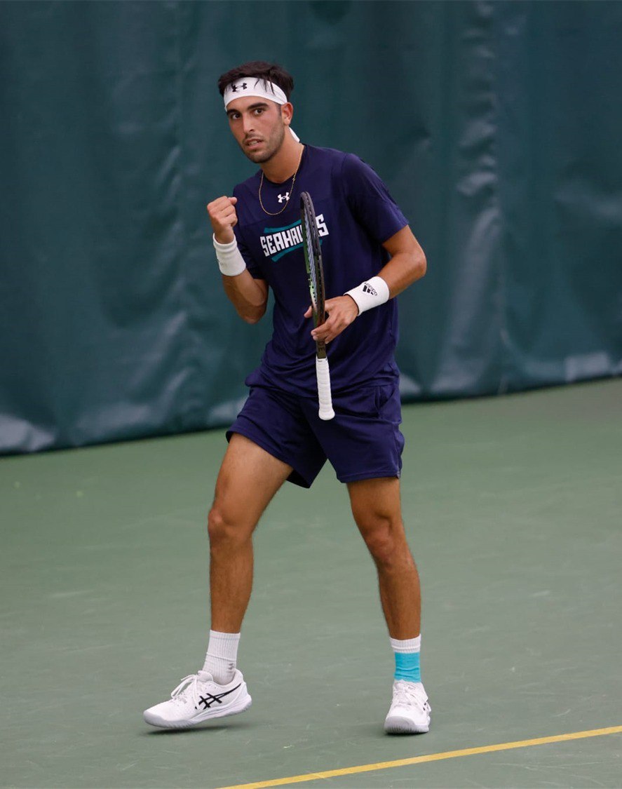 Davide Innocenti playing tennis